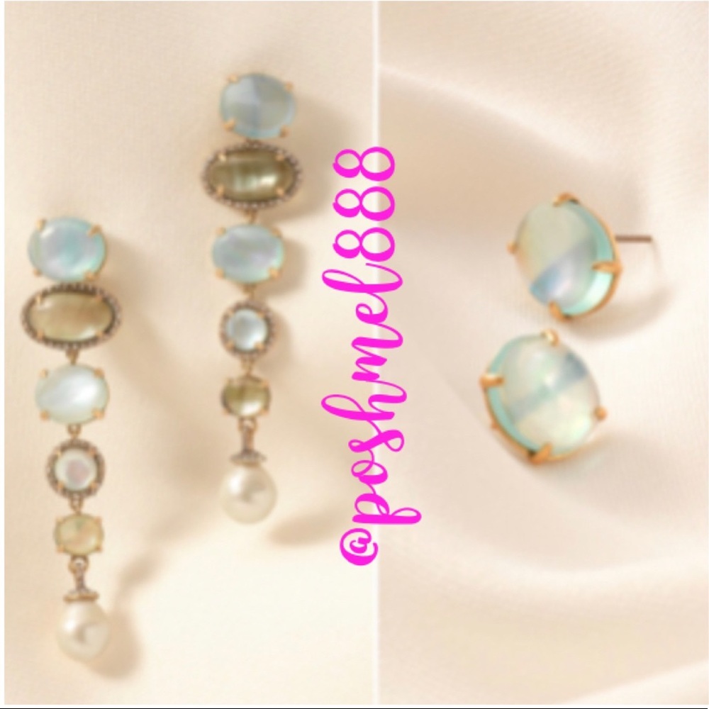 Stella & Dot | Versatile Stud to Long Bohemian Linear Drop Earrings - Picture 12 of 12